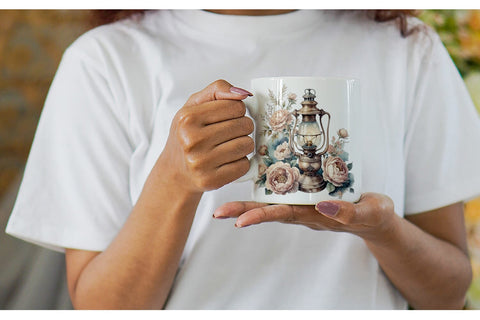 Mug Wrap Oil Lamp Sublimation artnoy 