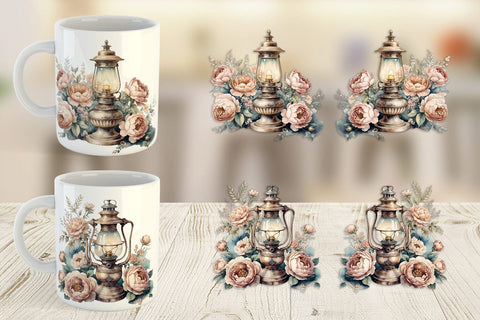 Mug Wrap Oil Lamp Sublimation artnoy 