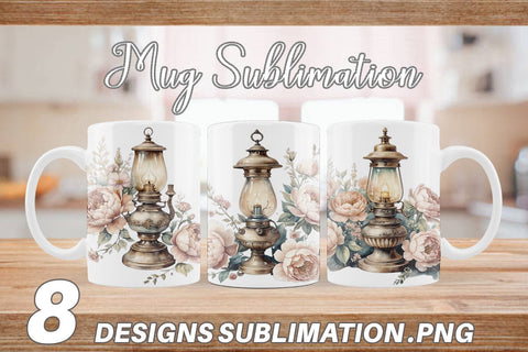 Mug Wrap Oil Lamp Sublimation artnoy 