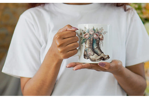 Mug Wrap Old Boots Sublimation artnoy 