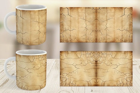 Mug Wrap Old Paper Sublimation artnoy 