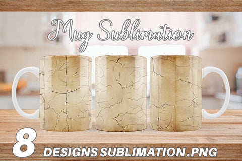 Mug Wrap Old Paper Sublimation artnoy 