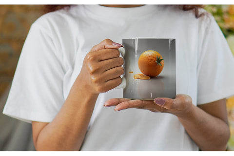 Mug Wrap Orange Fruit Sublimation artnoy 