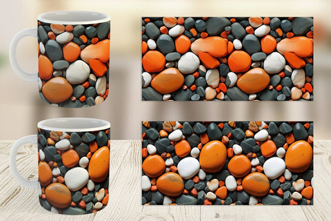 Mug Wrap Orange Stone Texture Sublimation artnoy 