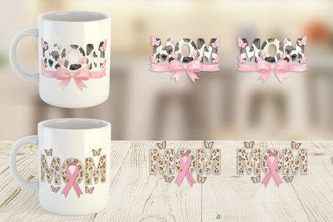 Mug Wrap Ornate Garden MOM Watercolor Sublimation artnoy 