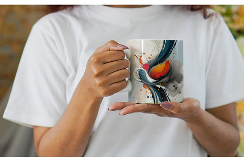 Mug Wrap Paint Brush Painting Sublimation artnoy 