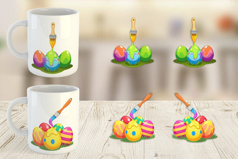 Mug Wrap Paintbrush Sublimation artnoy 