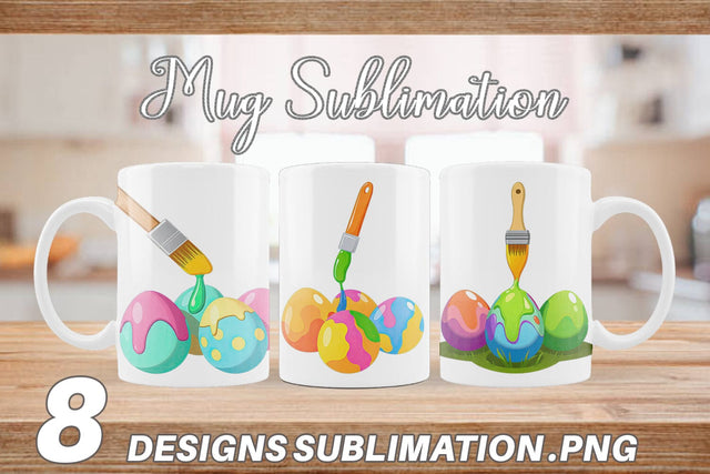 Mug Wrap Paintbrush Sublimation artnoy 