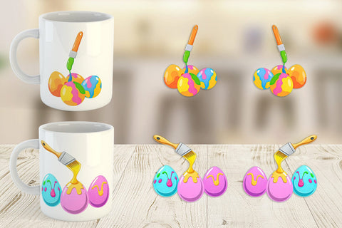 Mug Wrap Paintbrush Sublimation artnoy 