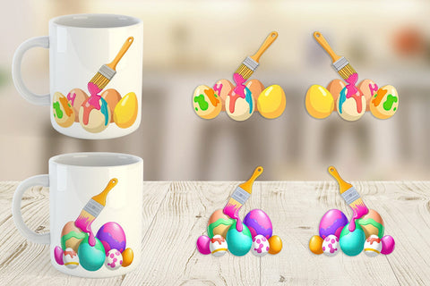 Mug Wrap Paintbrush Sublimation artnoy 