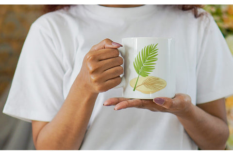 Mug Wrap Palm Leaf Sublimation artnoy 