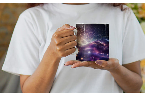 Mug Wrap Particles Light Sublimation artnoy 