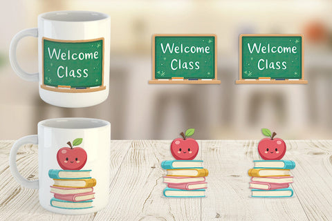 Mug Wrap Pastel Felt Class Sublimation artnoy 