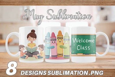 Mug Wrap Pastel Felt Class Sublimation artnoy 