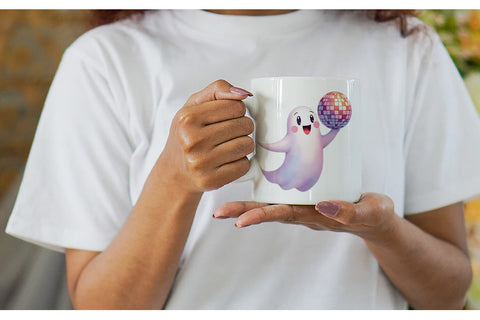 Mug Wrap Pastel Ghost Vibes Sublimation artnoy 