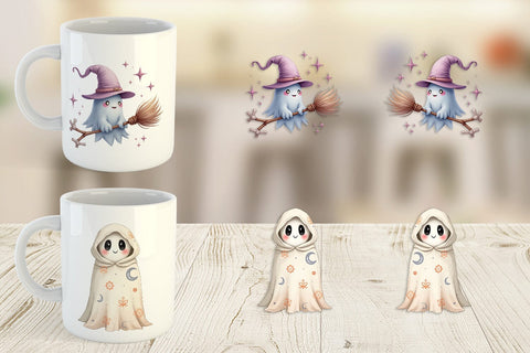 Mug Wrap Pastel Necromancer Ghost Sublimation artnoy 