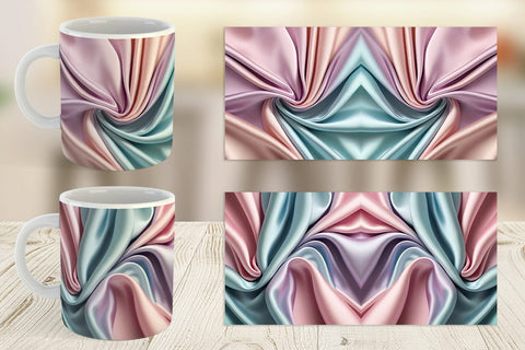 Mug Wrap Pastel Silk Satin Sublimation artnoy 