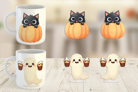 Mug Wrap Pastel Spook Parade Sublimation artnoy 