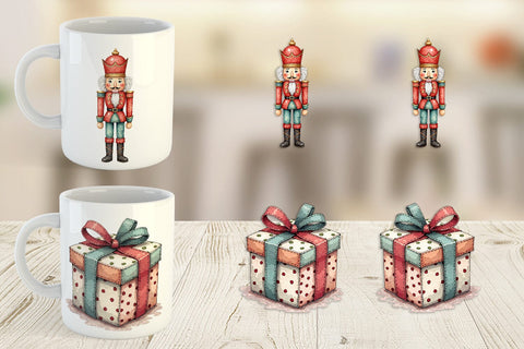 Mug Wrap Patchwork Christmas Cute Sublimation artnoy 