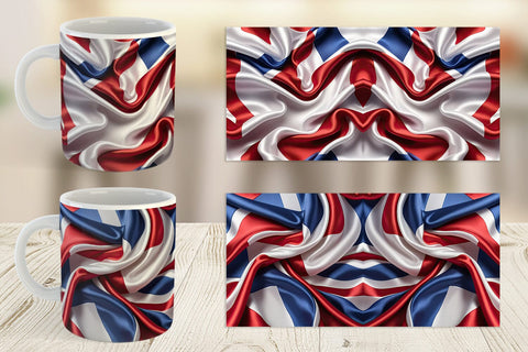 Mug Wrap Patriotic Silk Satin Sublimation artnoy 