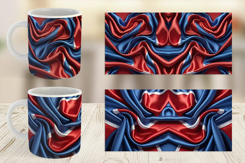 Mug Wrap Patriotic Silk Satin Sublimation artnoy 