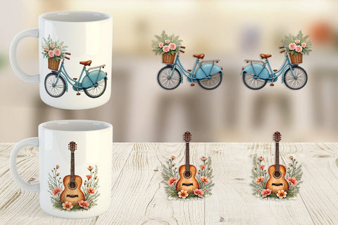 Mug Wrap Peace Love Vanlife Sublimation artnoy 