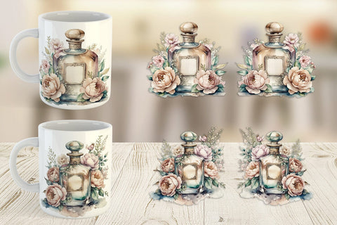 Mug Wrap Perfume Bottle Sublimation artnoy 