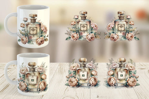 Mug Wrap Perfume Bottle Sublimation artnoy 