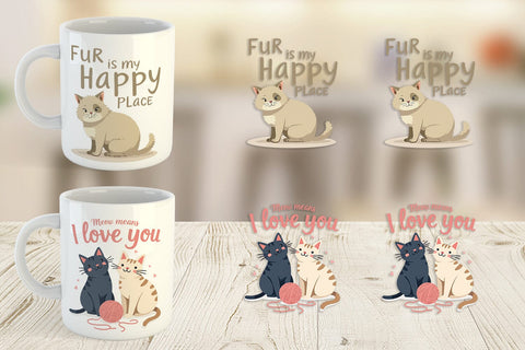 Mug Wrap Pet Love Quotes Sublimation artnoy 