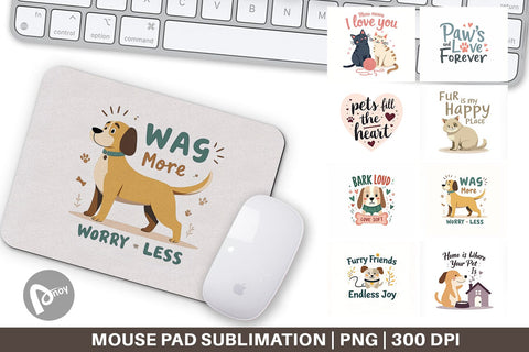 Mug Wrap Pet Love Quotes Sublimation artnoy 