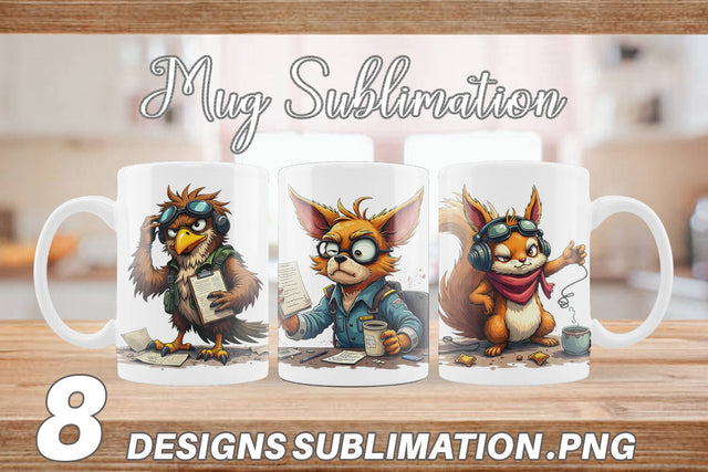 Mug Wrap Pilot Grumps Sublimation artnoy 
