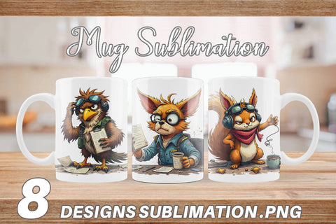 Mug Wrap Pilot Grumps Sublimation artnoy 