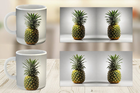 Mug Wrap Pineapple Fruit Sublimation artnoy 
