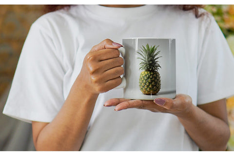 Mug Wrap Pineapple Fruit Sublimation artnoy 