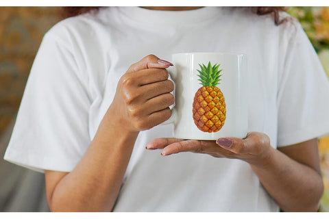Mug Wrap Pineapple Sublimation artnoy 