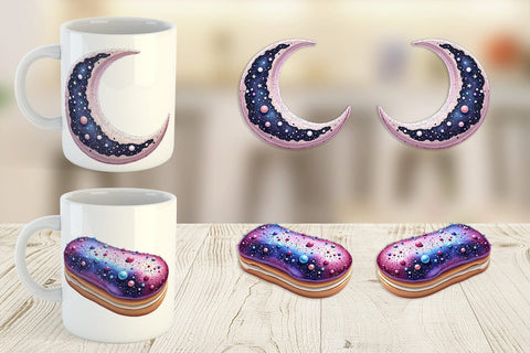 Mug Wrap Planetary Sweets Sublimation artnoy 