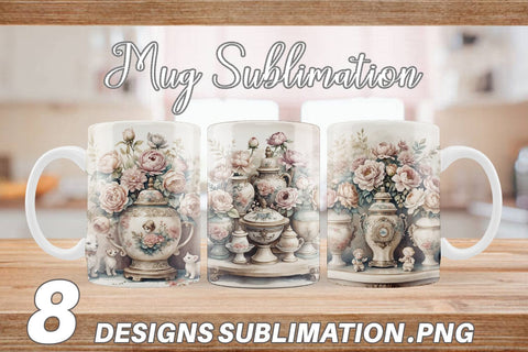 Mug Wrap Porcelain Figurine Sublimation artnoy 