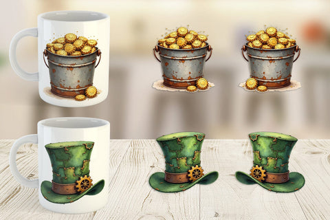 Mug Wrap Post-Apocalyptic Paddy Wasteland St. Patrick's Sublimation artnoy 