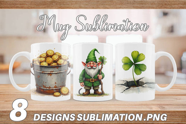 Mug Wrap Post-Apocalyptic Paddy Wasteland St. Patrick's Sublimation artnoy 
