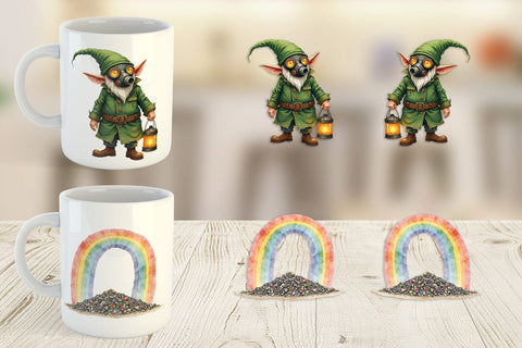 Mug Wrap Post-Apocalyptic Paddy Wasteland St. Patrick's Sublimation artnoy 