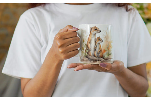 Mug Wrap Prairie Dog Mother Day Sublimation artnoy 
