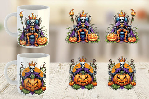 Mug Wrap Pumpkin King Sticker Sublimation artnoy 