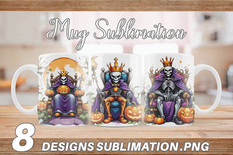 Mug Wrap Pumpkin King Sticker Sublimation artnoy 