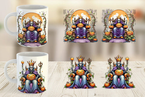 Mug Wrap Pumpkin King Sticker Sublimation artnoy 