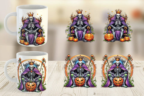 Mug Wrap Pumpkin King Sticker Sublimation artnoy 