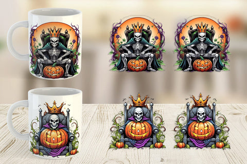 Mug Wrap Pumpkin King Sticker Sublimation artnoy 