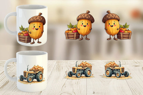Mug Wrap Pumpkin Patch Pals Sublimation artnoy 