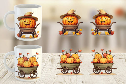 Mug Wrap Pumpkin Patch Pals Sublimation artnoy 