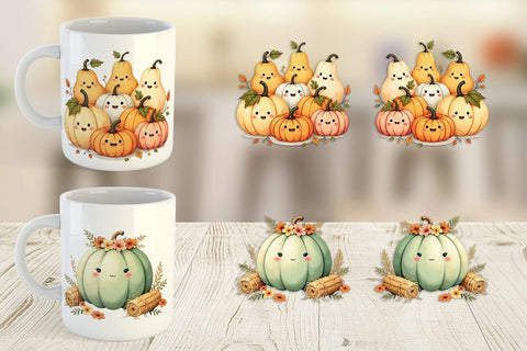 Mug Wrap Pumpkin Patch Pals Sublimation artnoy 