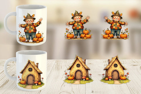 Mug Wrap Pumpkin Patch Pals Sublimation artnoy 